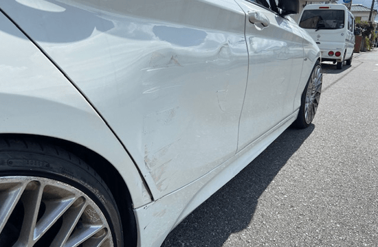 BMW１シリーズ側面修理事例