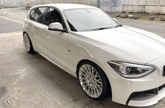 BMW１シリーズ側面修理事例